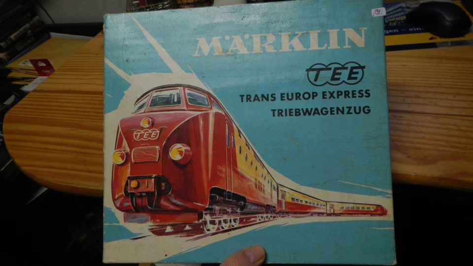 Märklin H0 3070 Dieseltriebzug Set 3-tlg Trans Europ Express TEE SBB TOPZUSTAND - Bild 1 von 4