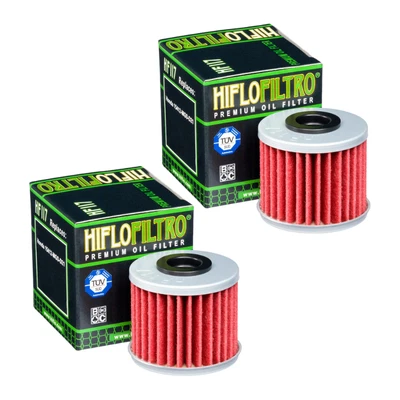 Hiflo Filtro Oil filter - HF117 x2 - Image 1 of 2