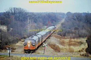 OS JANESVILLE & SOUTH EASTERN RR F7's 901-106 EXCURSION MONROE WI 1989 - Picture 1 of 1