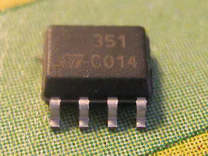 5PCS LF351 (D) WIDE BANDWIDTH SINGLE J-FET OP AMPLIFIER SO-8 - Imagen 1 de 2