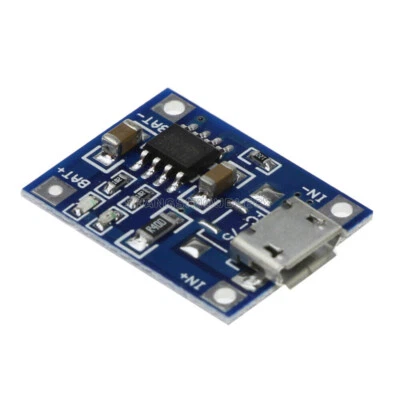 Módulo Cargador Placa de Carga de Batería de Litio 2/5/10x 5V TP4056 Micro USB 1A 18650 - Imagen 1 de 4