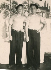Bellissimo ritratto di montaggio arcade ragazzi URSS foto vintage - Foto 1 di 3