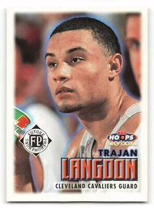 1999-00 NBA Hoops #184 TRAJAN LANGDON Rookie RC  Cleveland Cavaliers !!! - Picture 1 of 2