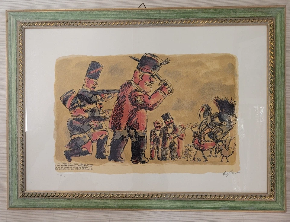 Franz Borghese  Litografia a colori  Girotondo - Immagine 1 di 1