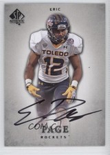 2012 SP Authentic Auto Eric Page #91 Rookie Auto RC