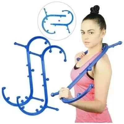 Body Back Buddy Trigger Point Deep Therapy Self Massage Tool S Shape UK - Image 1 of 4