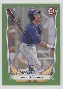 2014 Bowman Draft Green /75 Milton Ramos #DP84