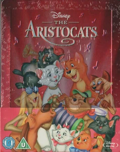 Walt Disney Aristocats, geprägtes Blu Ray Steelbook, NEU & OVP - Picture 1 of 1