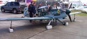 Peak Aerospace Me 109 Ultralight Aircraft Mahogany Wood Model Large New - Picture 1 of 1