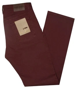 Pantalone uomo jeans 46 48 50 52 54 56 58 60 HOLIDAY coton strech bordeaux PANAM - Picture 1 of 1