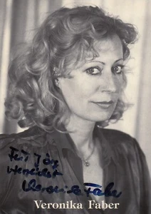 Veronika Faber Original Autogramm Foto-AK Schauspiel Film TV Kult 2309093 - Picture 1 of 2