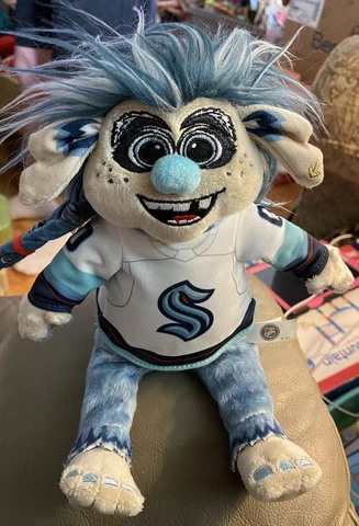 Seattle Kraken NHL Buoy Team Mascot 15" Plush Collectible  Game Toy Souvenir Cover