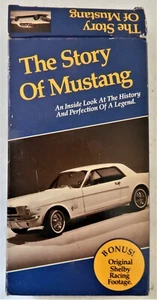 The Story of 1964 Ford Mustang VHS Tape Original Shelby Racing Footage GT 5.0 L - Picture 1 of 3