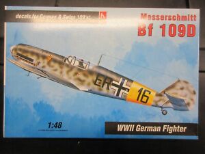 HOBBYCRAFT 1/48 MESSERSCHMITT Bf109D   #HC1568