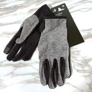 Lululemon Herren grau schwarz reflektierend entschlossen Läuferhandschuhe LM9999S - L/XL Neu - Bild 1 von 6
