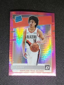 2020-21 Panini Donruss Optic CJ ELLEBY RC #195 HYPER PINK PRIZM RATED ROOKIE