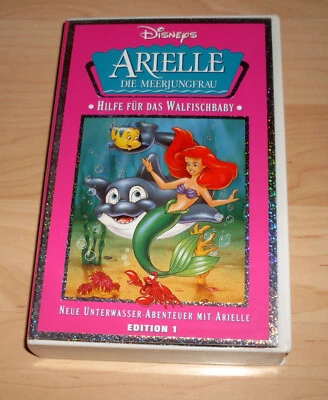VHS Film - Walt Disney - Arielle die Meerjungfrau - Hilfe für da.. Videokassette - Bild 1 von 2