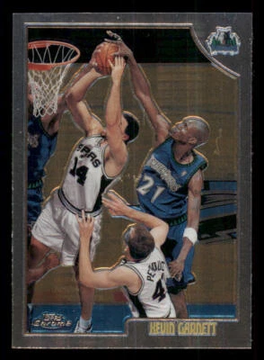 1998-99 Topps Chrome #125 Kevin Garnett - Image 1 of 2