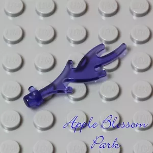 NEU LEGO durchscheinende LILA FLAMME - Minifiguren Trans Blitz Flamme Meer-Unkraut - Bild 1 von 3