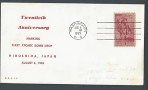 1965 Wash DC 20th Anniv Of 1st Atomic Bomb Drop On Hiroshima Japan - Picture 1 of 1