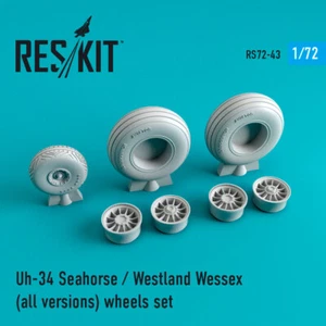 ResKit 1/72 RS72-0043 UH-34 Seahorse / Westland Wessex (all) wheels set - Picture 1 of 1