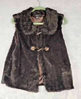 Chaleco Cejón Mujer Grande Imitación Piel Acrílico con Forro Poliéster Preppy Uptown Foto 1 de 4