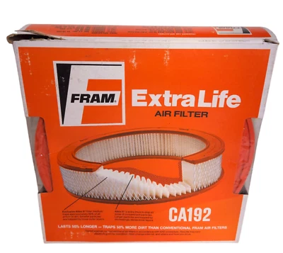Fram CA192 Air Filter NOS - AC A178CW Lee AFL-178 Mopar L-189 Purolator AFP-67 - Image 1 of 4