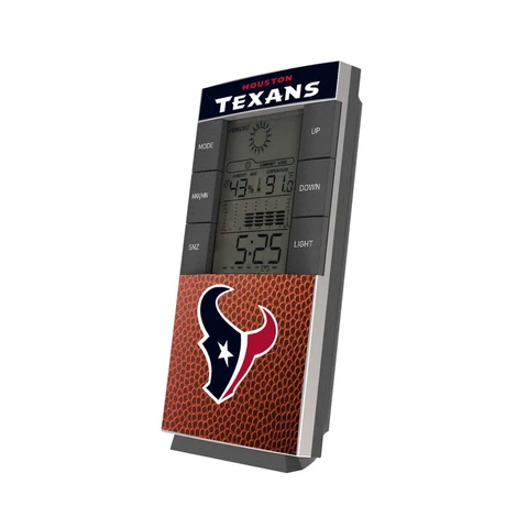 Houston Texans Football Wordmark Digital Desk Clock Cover