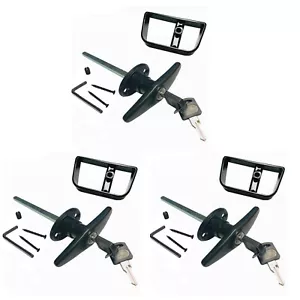 3 SETS 6 ZOLL BlackT Griff Türschloss Ersatzschuppentor GANZES SET 1800 - Bild 1 von 3