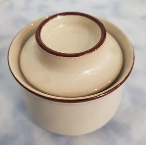 VTG STONECREST ji Sugar Bowl w/ Lid Hand Painted Andre Ponche Design Collection - Picture 1 of 10