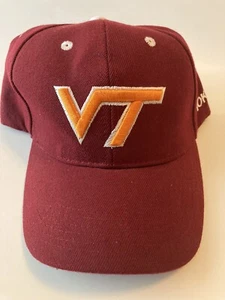 Virginia Tech (VT) Hokies cap hat strap back adjustable great condition - Picture 1 of 7
