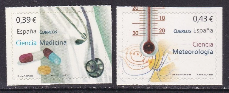 2008 - España - Edifil 4384/4385 - Ciencia - MNH - Imagen 1 de 1
