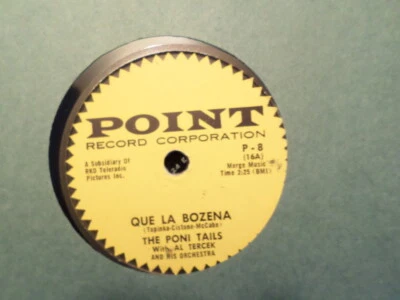 POINT 78 RECORD/THE PONI TAILS/QUE LA BOZENA/YOUR WILD HEART/VG/VG+ GIRL GROUP - Image 1 of 3
