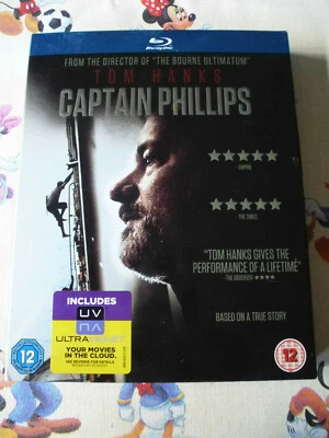 CAPTAIN PHILIPS 2013 FILM STARRING TOM HANKS BLU-RAY DISC REGION B UK PAL FORMAT - Image 1 of 4