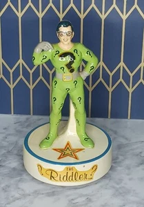 Vintage 1978 Price Import DC Comics The Riddler Rotating Ceramic Music Box - Picture 1 of 3