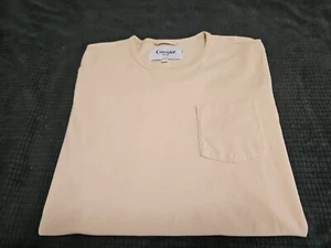 Corridor NYC NEW Antique White Garment Dyed Pocket TShirt SZ S - Picture 1 of 12