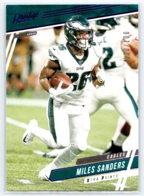 Miles Sanders 2020 Panini Prestige #/100 Xtra Points Purple #90 - Image 1 of 2