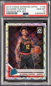 2019 Panini Donruss Optic De’Andre Hunter Premium Box Set /249 RC PSA 10 - Picture 1 of 2