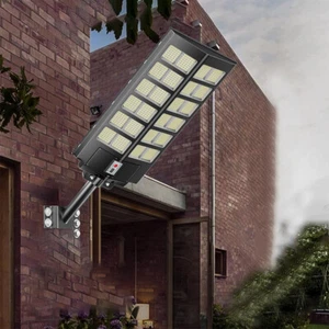 10000W Commercial Solar Street Light Dusk to Dawn Outdoor Parking Lot Road Light - Picture 1 of 9