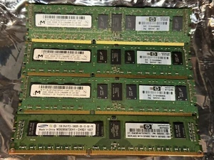HP 500202-061 Micron MT18JSF25672PDZ-1G4F1BA 2GB DDR3-1333 PC3-10600R ECC  DIMM - Picture 1 of 1