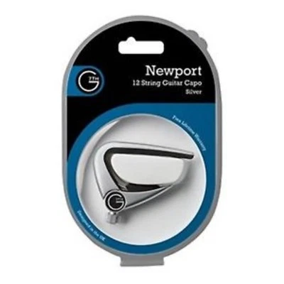 G7th Newport Silver Capo - 12-String 12-string Acoustic Guitar Capo - Silver - image 1 of 4