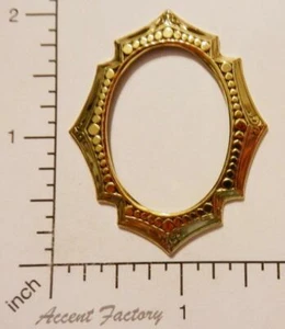 26911 3 Pc Antique Gold Victorian Frame/Setting 32 x24 Jewelry Finding SALE - Imagen 1 de 1