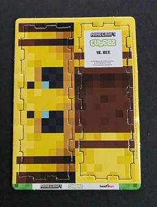 Woolworths 2025 Minecraft Cubeez #18. Bee - Cardboard Mailer - Picture 1 of 1