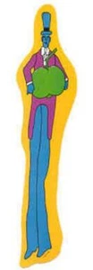 BEATLES Yellow Submarine Apple Bonker Bookmark Late 1960's near MINT - Picture 1 of 1