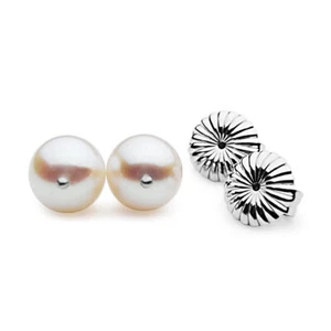 Aretes de perla blanca de Akoya de 9 mm Pendientes Pacific Pearls® $1,199... - Imagen 1 de 7
