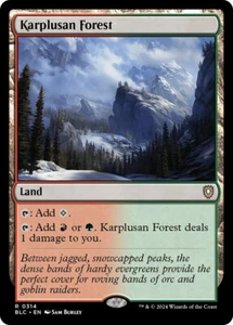 Magic The Gathering Karplusan Forest - Bloomburrow Commander #314 - Imagen 1 de 1