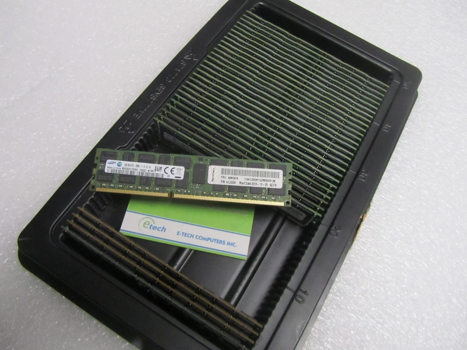 46W0672 46W0674 - IBM BRAND 16GB (2Rx4) 1.35V PC3L-12800 ECC DDR3 1600MHz RDIMM - Image 1 of 1