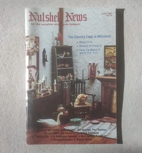 Nutshell News Vintage June 1983 Miniature Hobbyist Magazine Vol 13 #6 How-to DIY - Picture 1 of 12