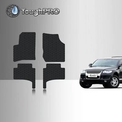 Alfombrillas ToughPRO negras para Volkswagen Touareg All Weather 2004-2010 Foto 1 de 4