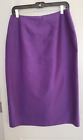 Talbots Purple Pure Dupioni Silk Maxi Skirt Size M Holiday Party Wedding Vintage